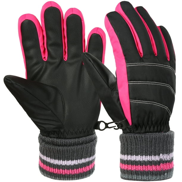 Winter Gloves for Boys,Warm Soft Knit Gloves for Cold Weather